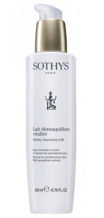 Sothys очищающее молочко для нормальной и комбинированной кожи с экстрактом грейпфрута